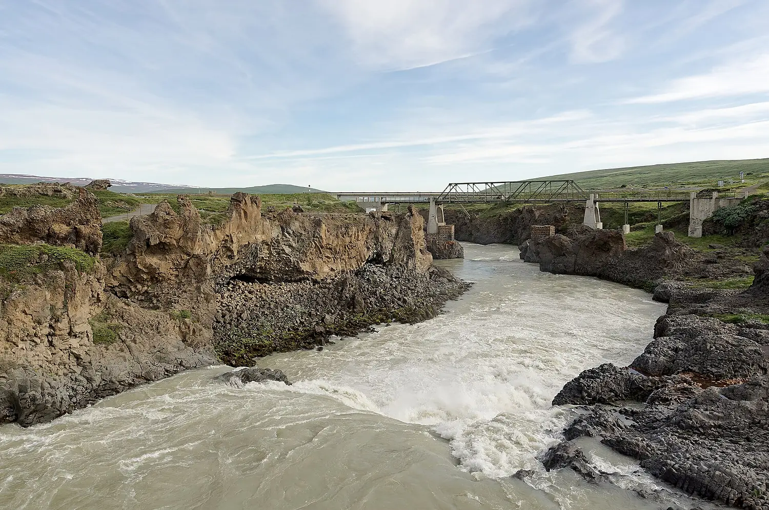Geitafoss on Skjálfandafljót River, Iceland, 20240716 0841 1103