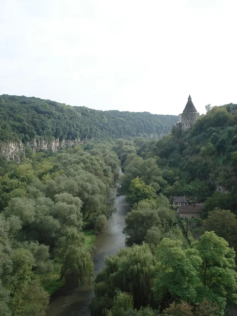 Smotrycz river in Kamieniec Podolski