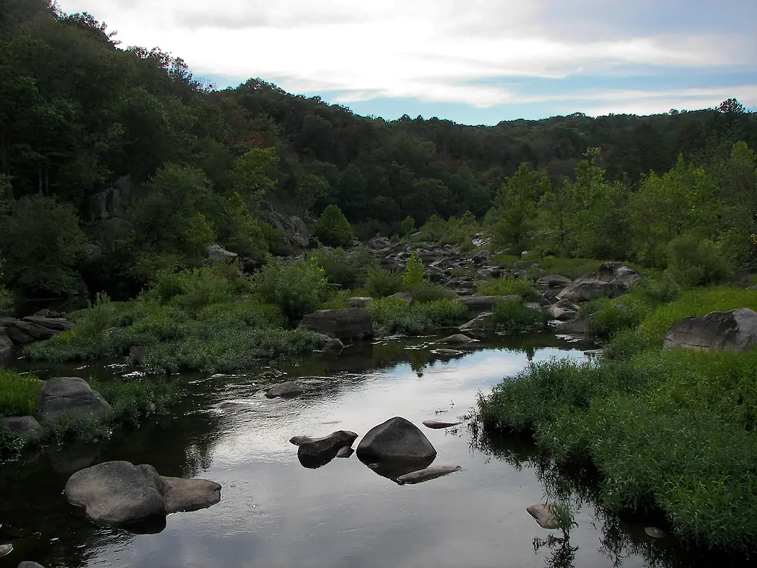 St. Francis River at Silver Mines Recreation Area 1