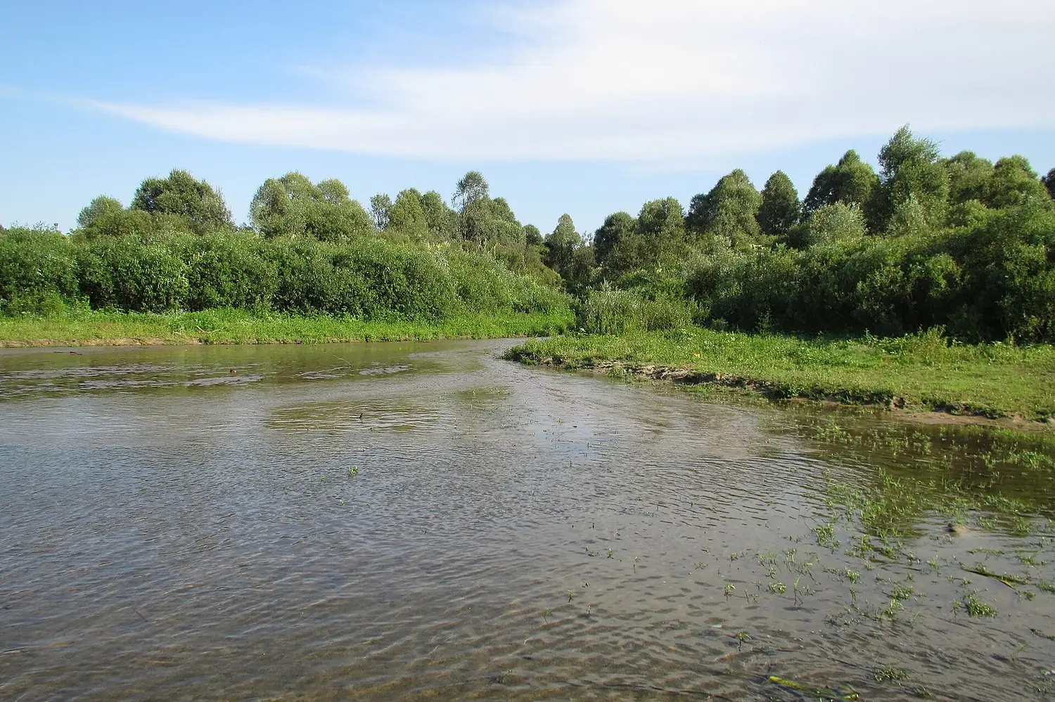 Confluence of Sudost and Gremyach rivers