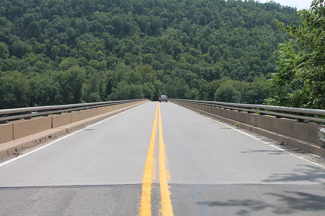 Pennsylvania Route 54 bridge over the West Branch Susquehanna River
