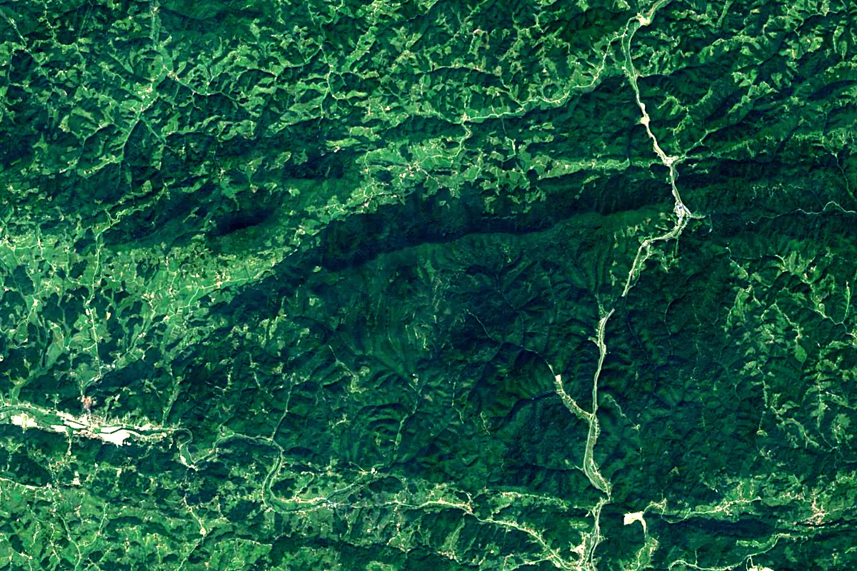 Sutla: satellite view of the source