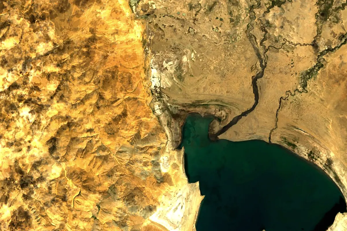 Sutlej: satellite view of the source