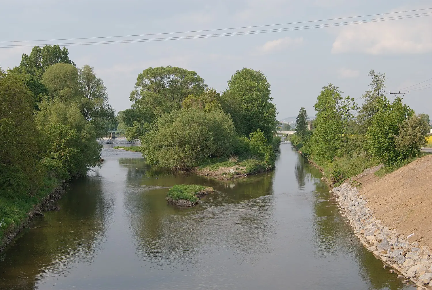 Soutok Svratky a Svitavy za obvyklých podmínek
