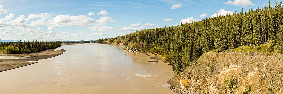Río Tanana, Tok, Alaska, Estados Unidos, 2017-08-28, DD 171-174 PAN