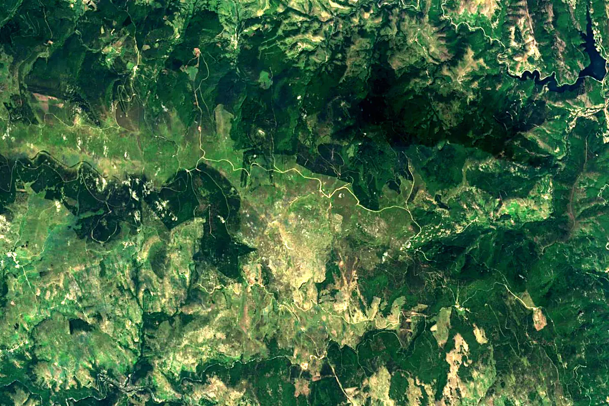 Tarn: satellite view of the source