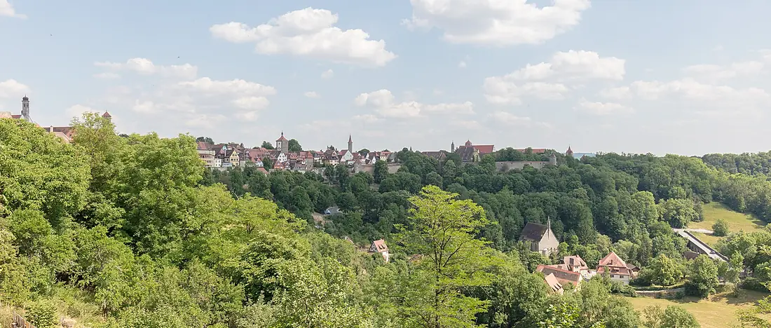 Vista de Rothenburg ob der Tauber, Alemania, 2023-06-17, DD 31