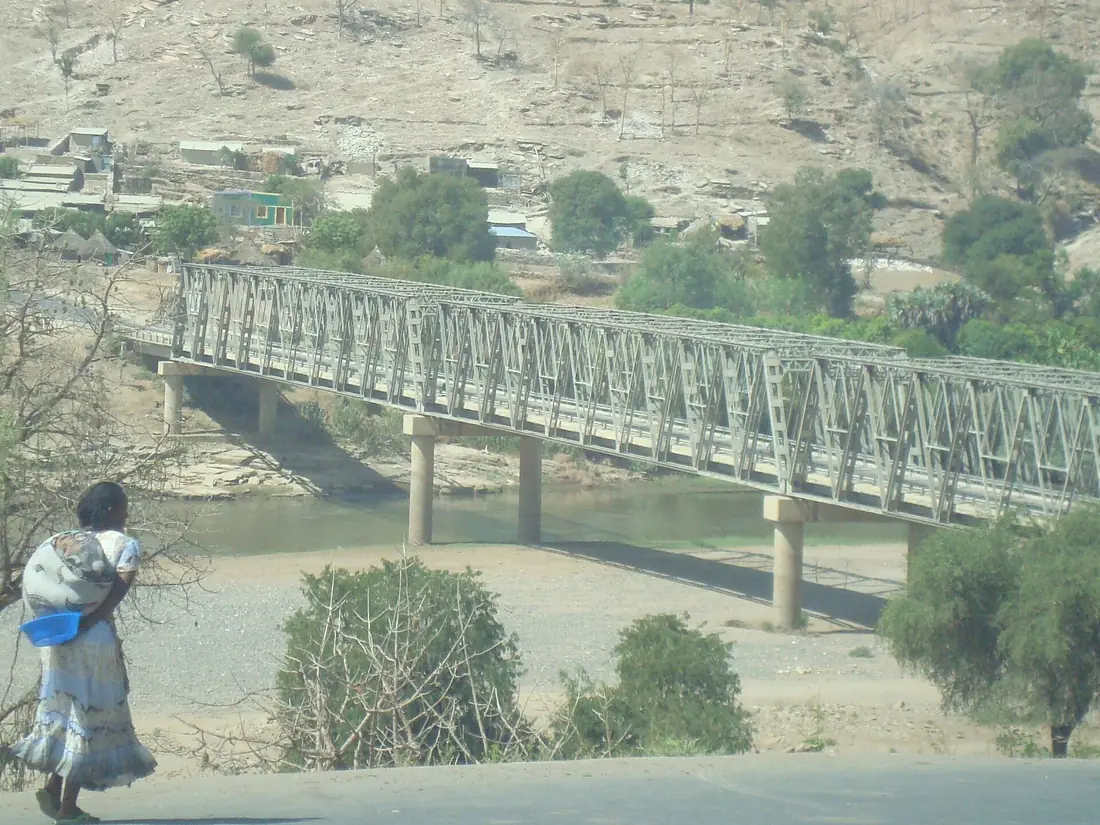 Tekeze bridge in between Kafta Humera and Tahtay Adiyabo Woredas in Tigray