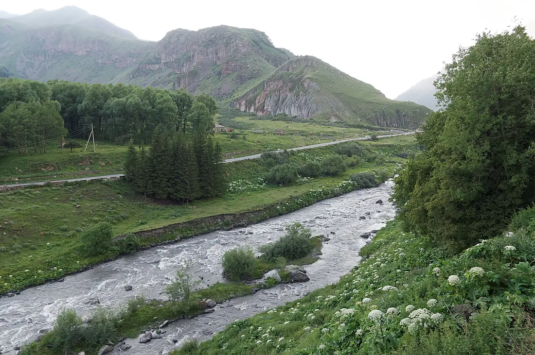 Terek River, Mtskheta-Mtianeti, Georgia