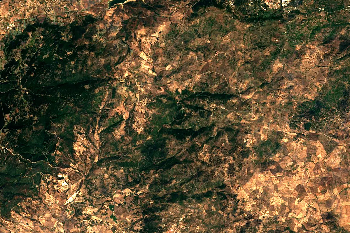Tirso: satellite view of the source