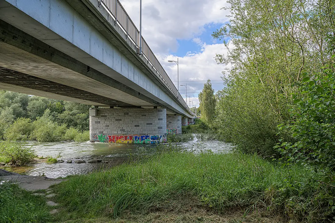 Linz Ebelsberg Ebelsberger Traunbrücke B1-5838