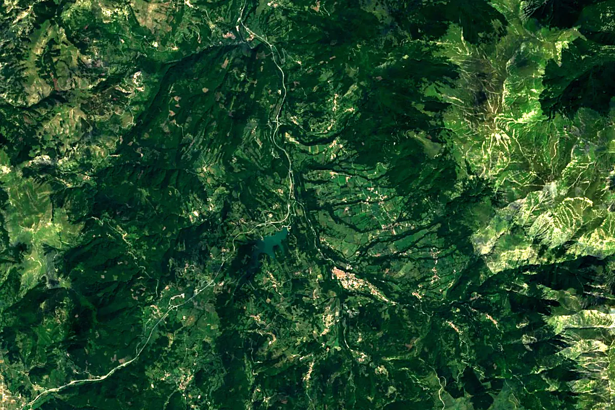 Tronto: satellite view of the source