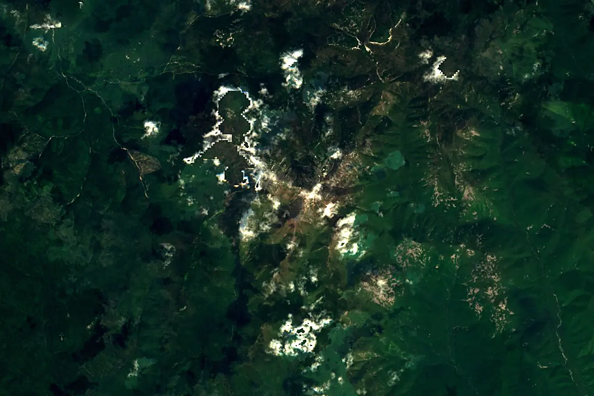 Ussuri: satellite view of the source