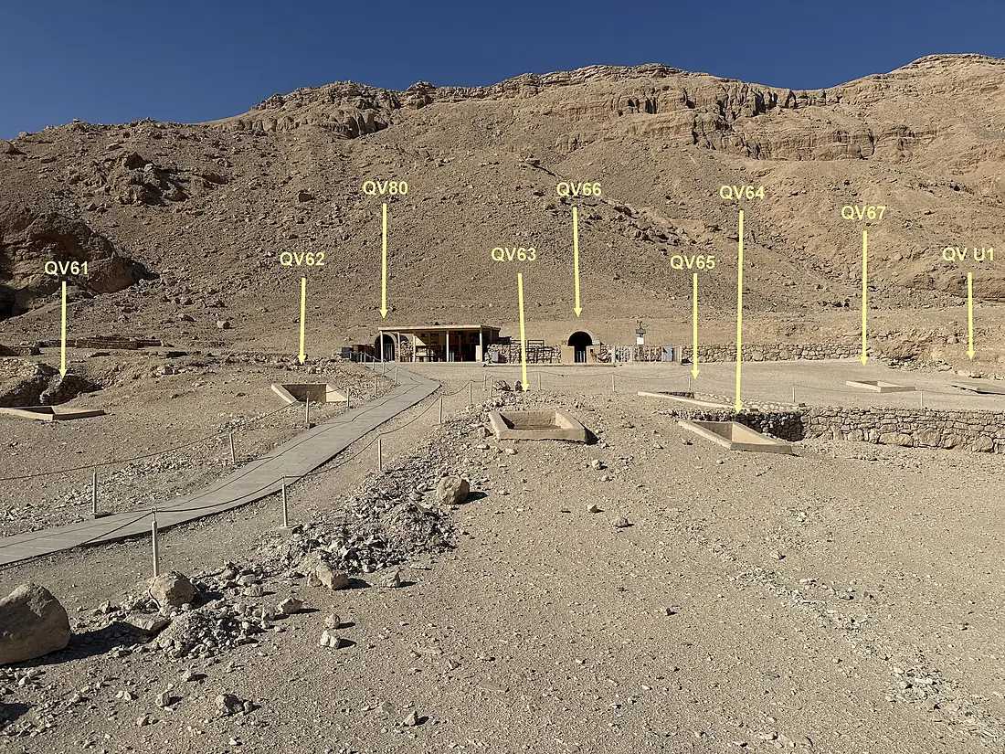 Vallée Reines - Louxor (EG) - 2025-12-11 - 25 annotated