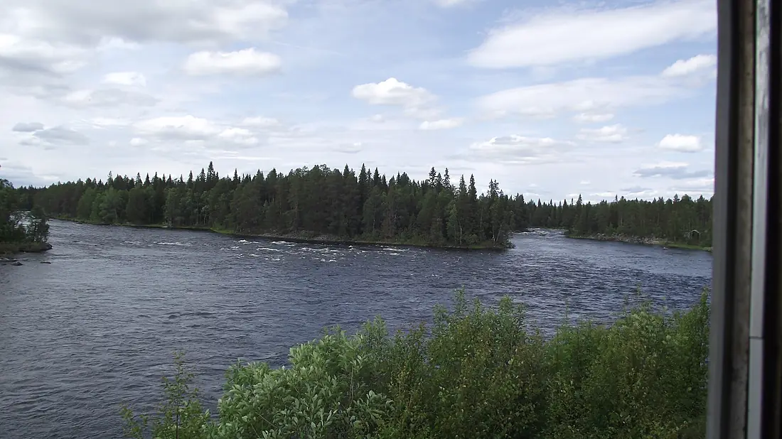 Inlandsbanan Vindelälven river 2