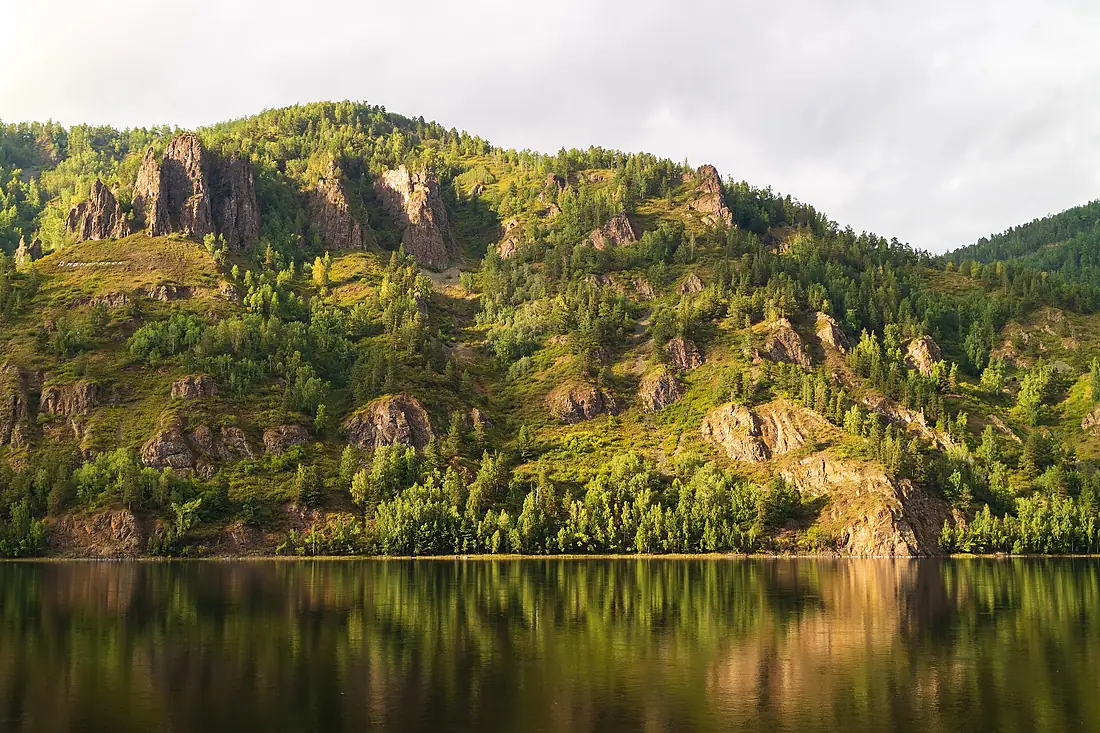 Mininskiye Stolby, Divniye Gory, Yenisei River, Divnogorsk, Russia