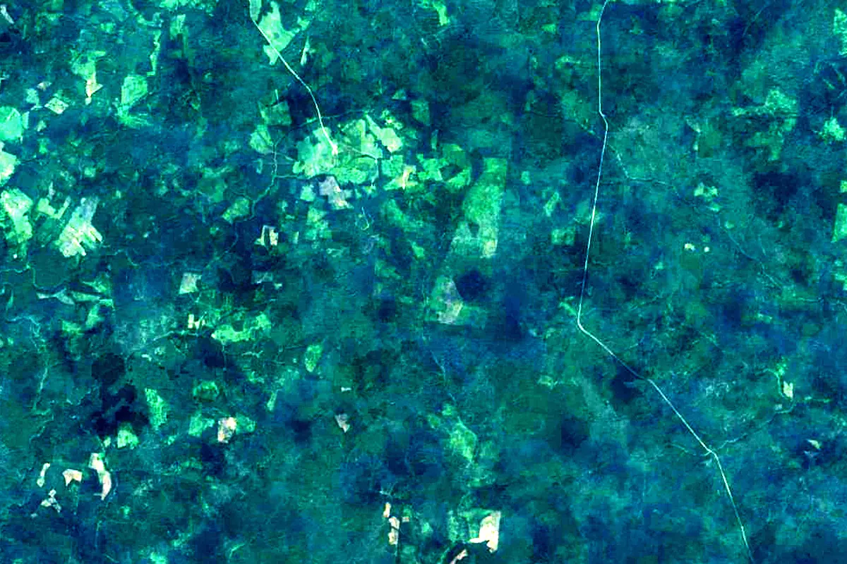 Yug: satellite view of the source