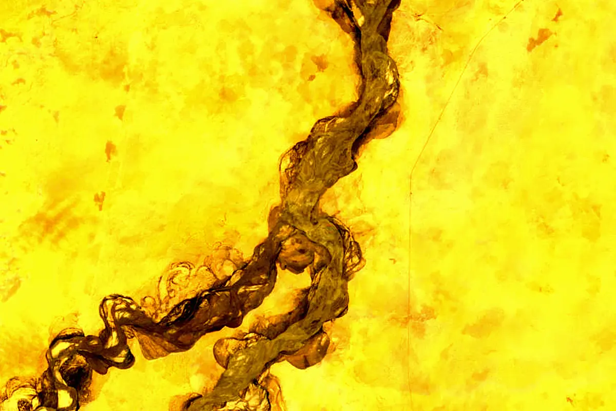 Yurungkax He: satellite view of the mouth