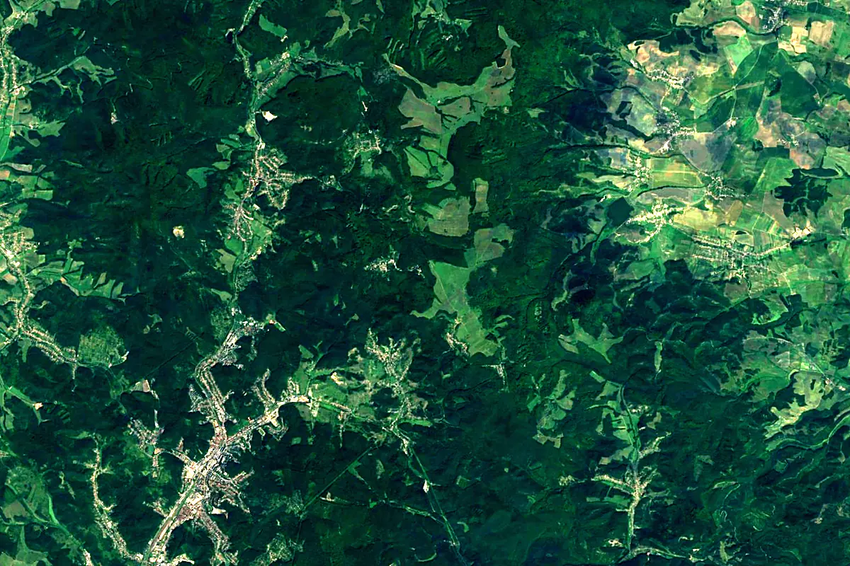 Zagyva: satellite view of the source