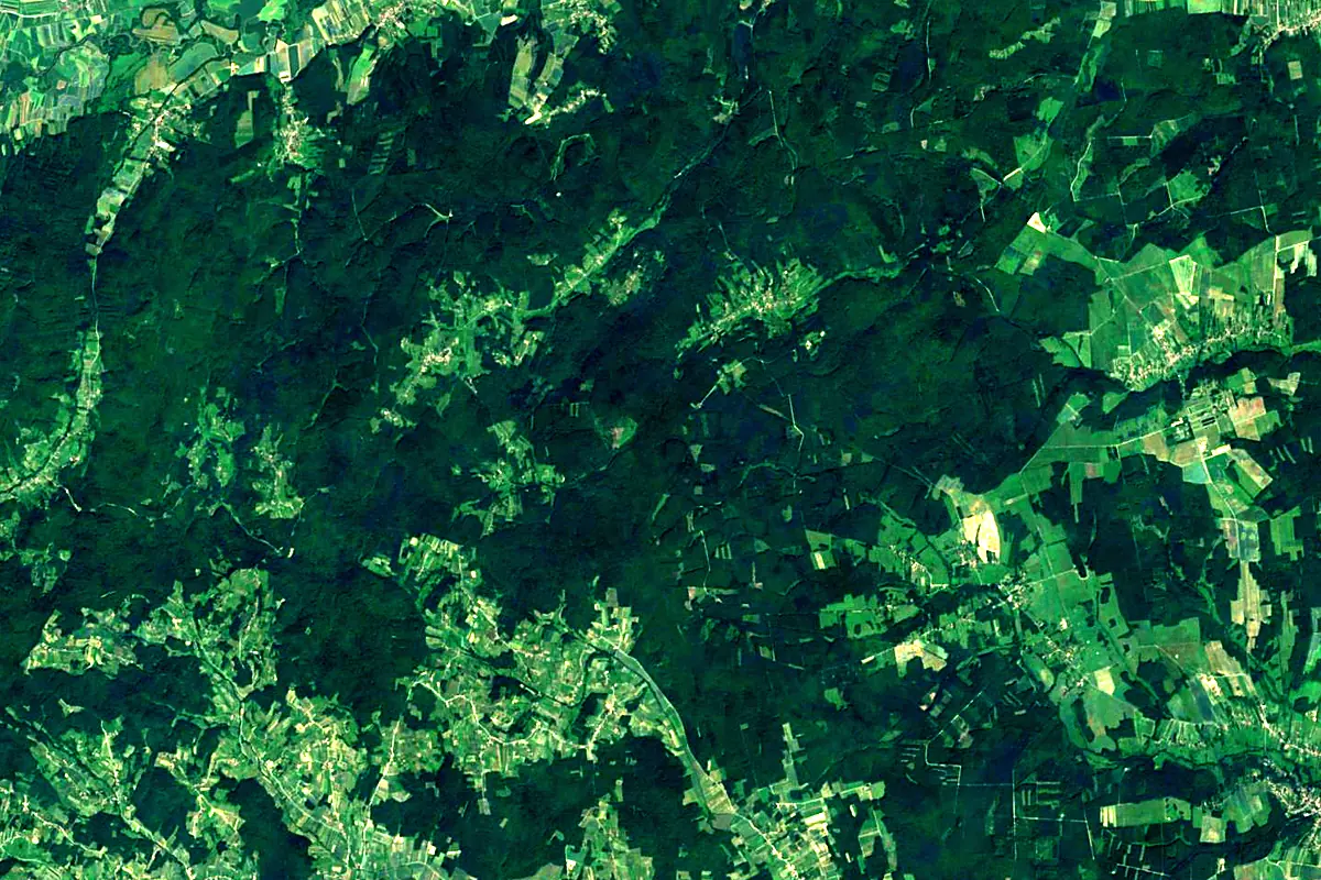 Zala: satellite view of the source